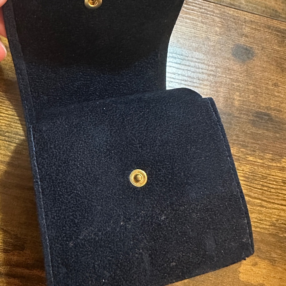 Chopard Black Suede Pouch View 2